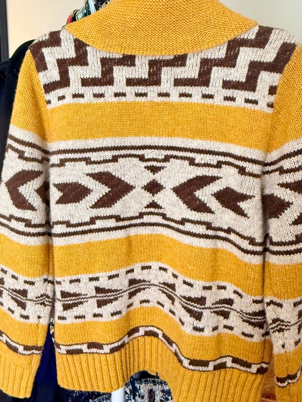 NWT- Pendleton women's Graphic Shetland Zip Cardigan - Picture 2 of 5